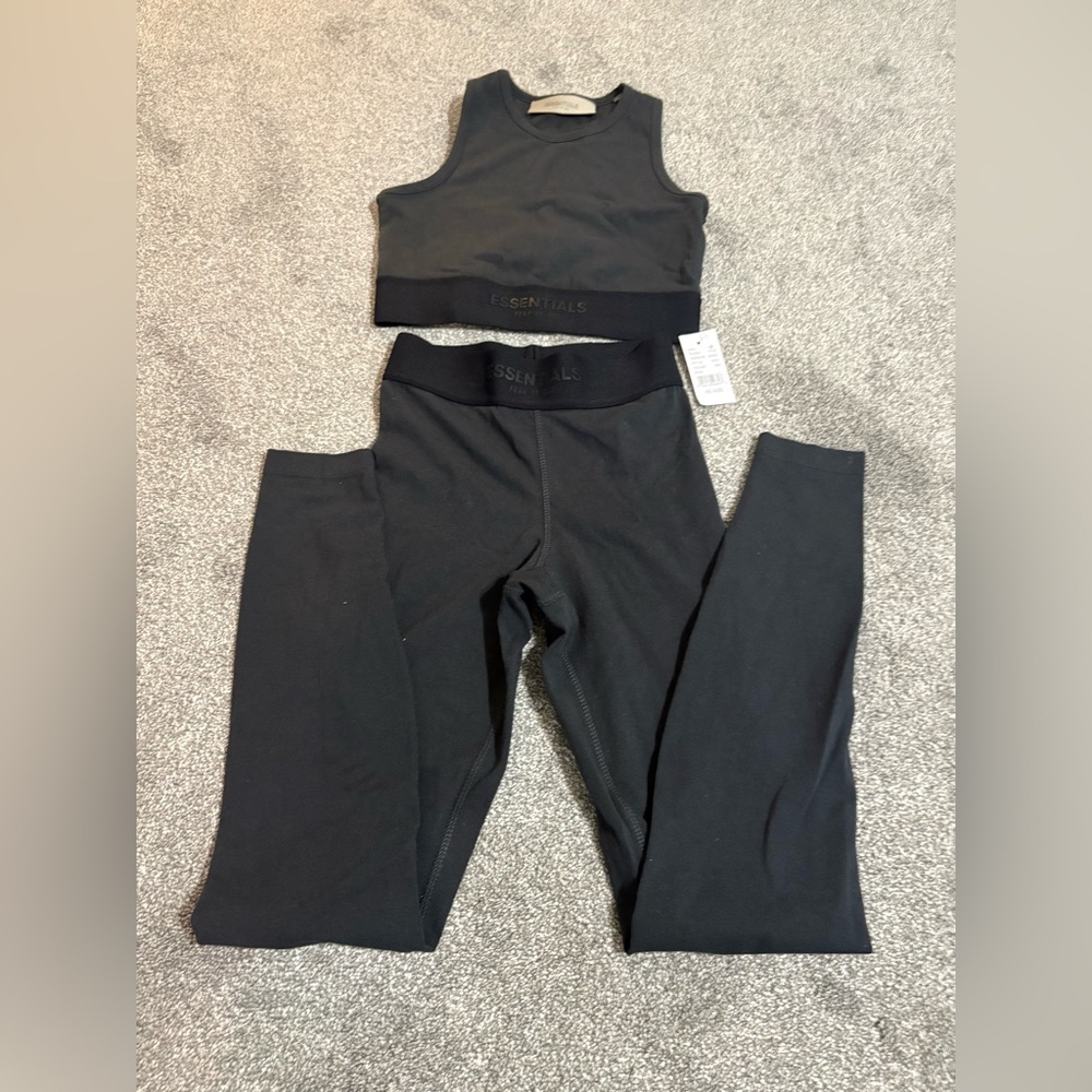 Essentials Women's Black Pants & Jumpsuit Set